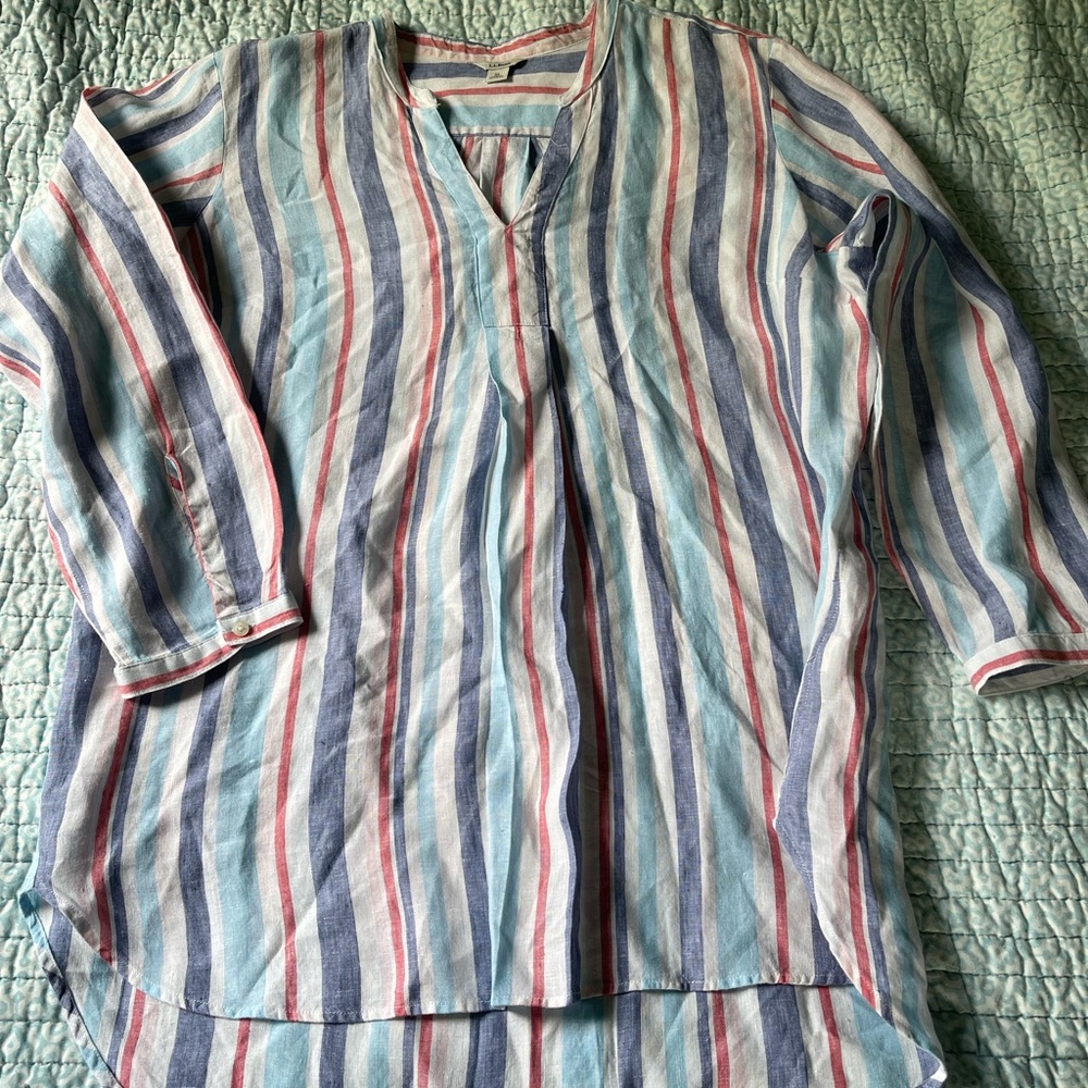 L.L. Bean Multicolor Striped Shirt
